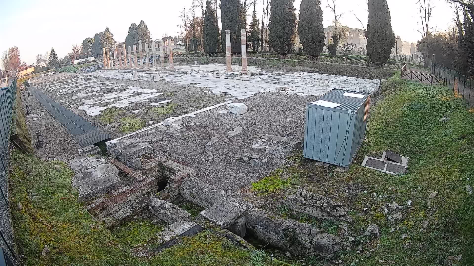 Webcam Foro Romano de Aquileia – Vista en vivo del Foro Romano
