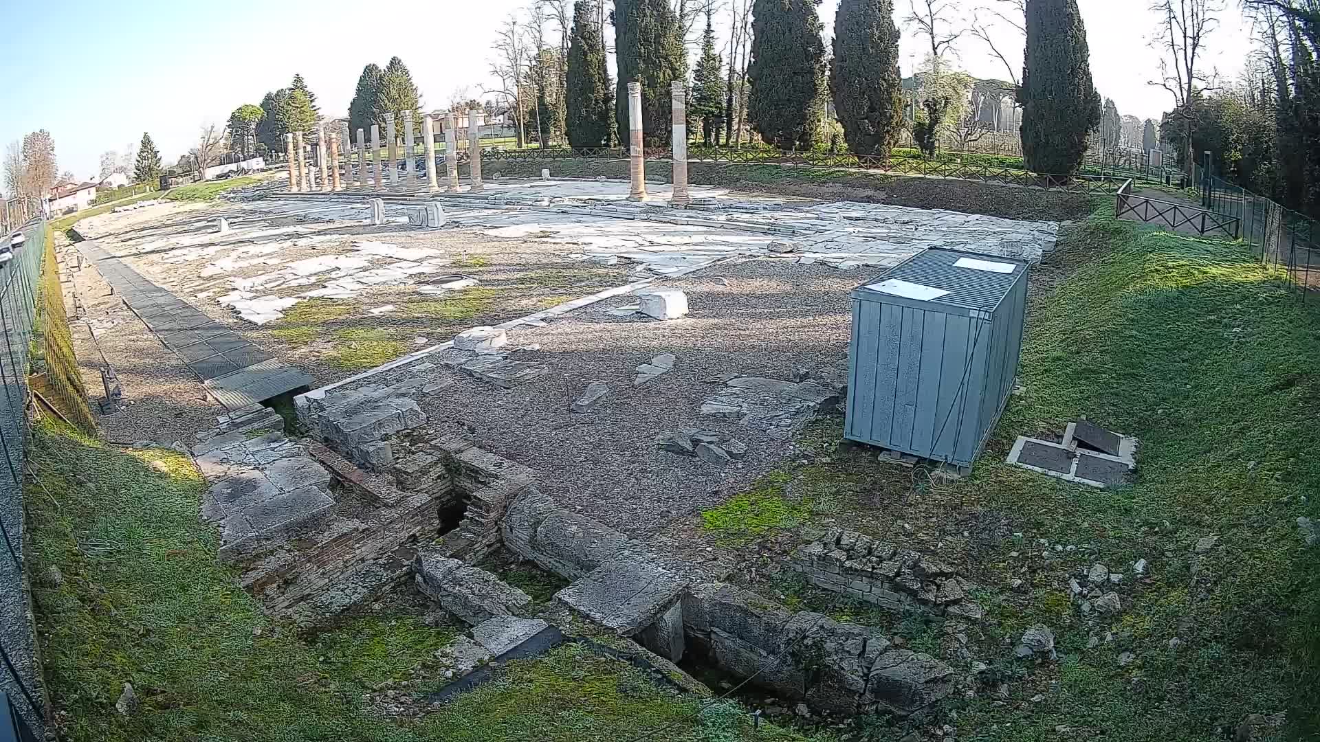 Webcam du Forum Romain d’Aquilée – Vue en direct du site antique