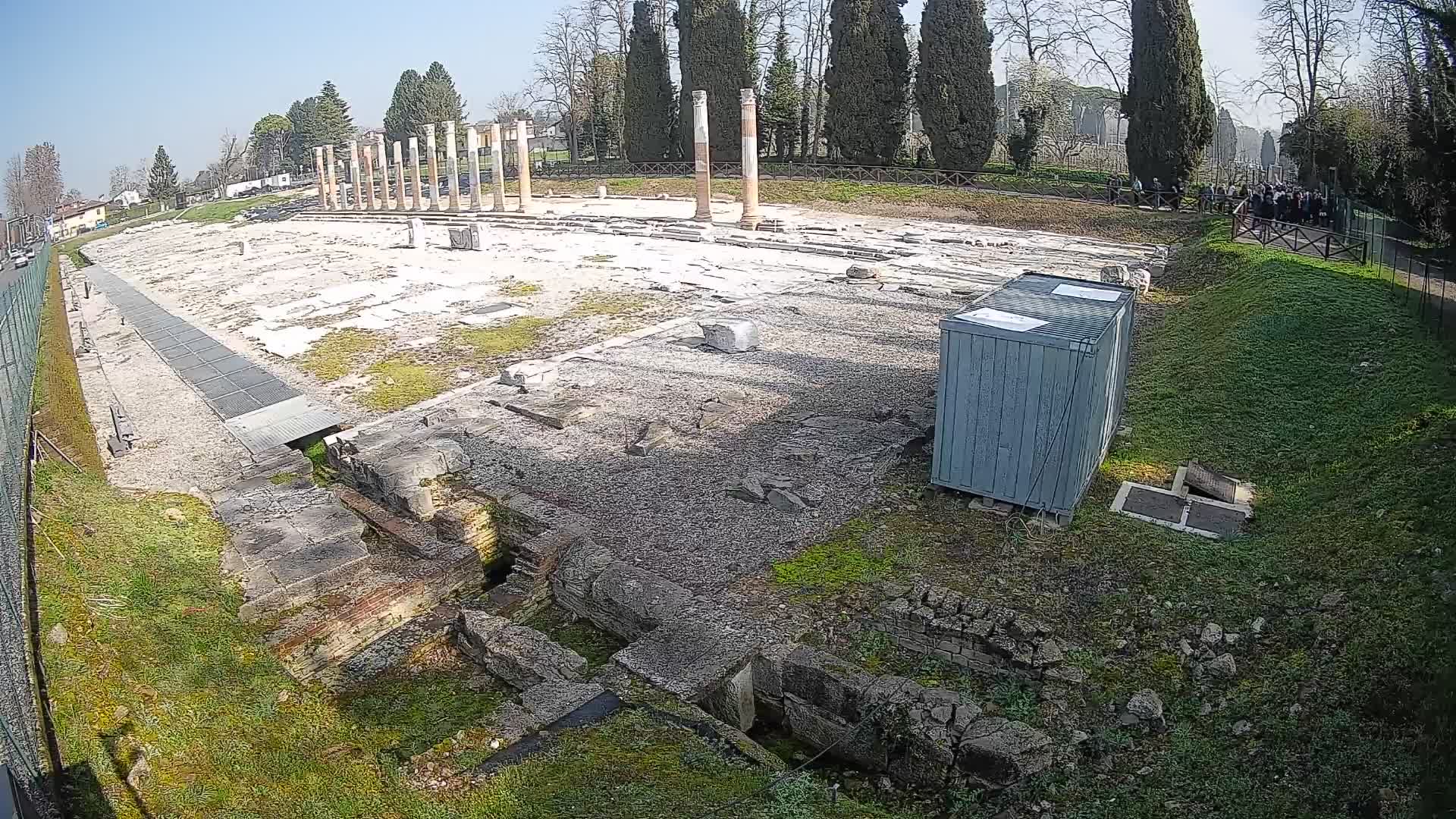 Webcam du Forum Romain d’Aquilée – Vue en direct du site antique