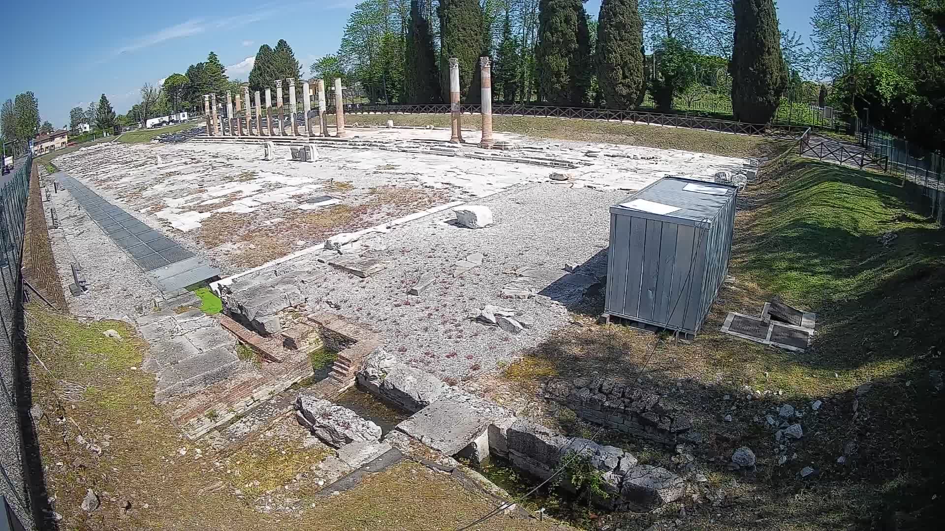 Webcam Forum Romanum von Aquileia – Liveblick auf das antike Zentrum