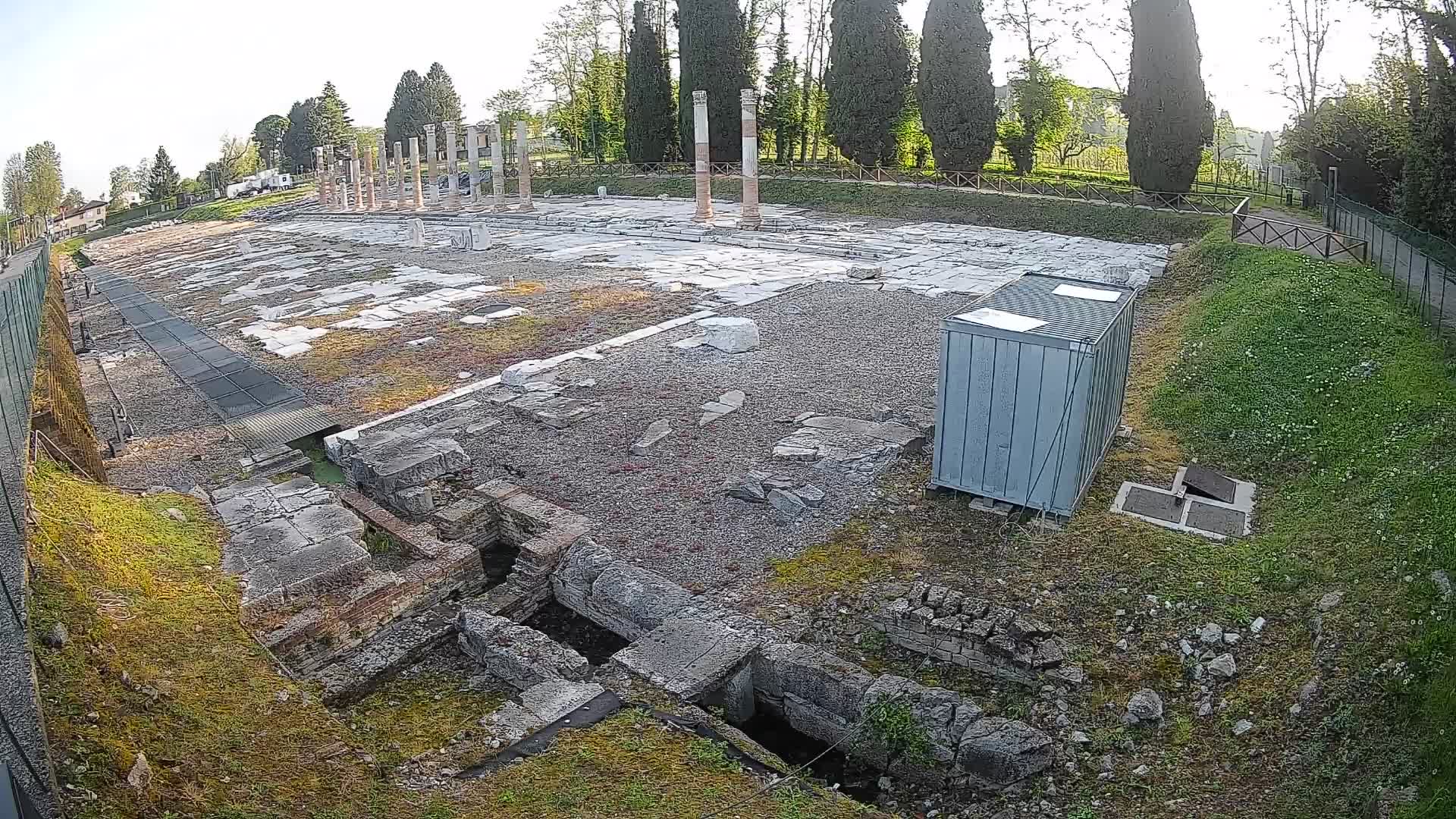 Webcam Foro Romano di Aquileia – Live View of the Ancient Roman Forum