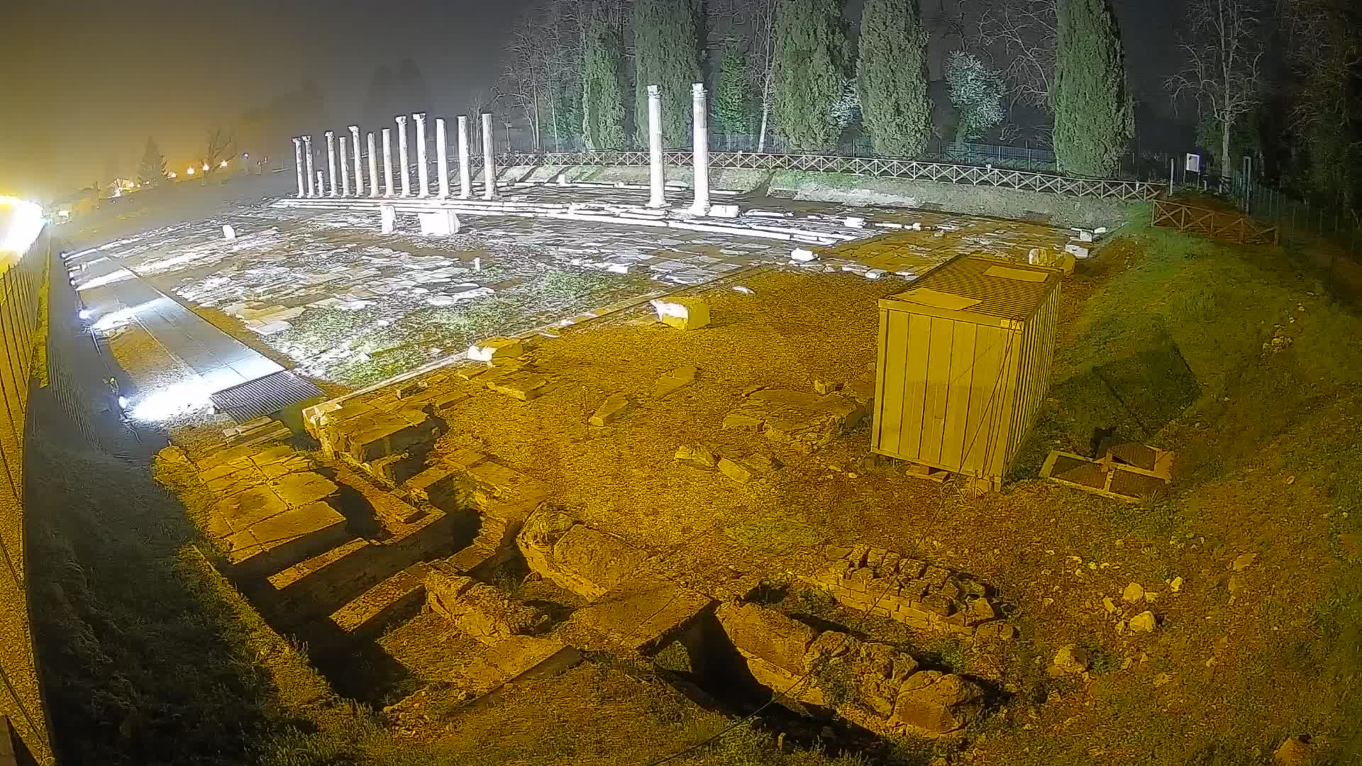 Web kamera Forum Akvileje – Pogled uživo na rimski forum