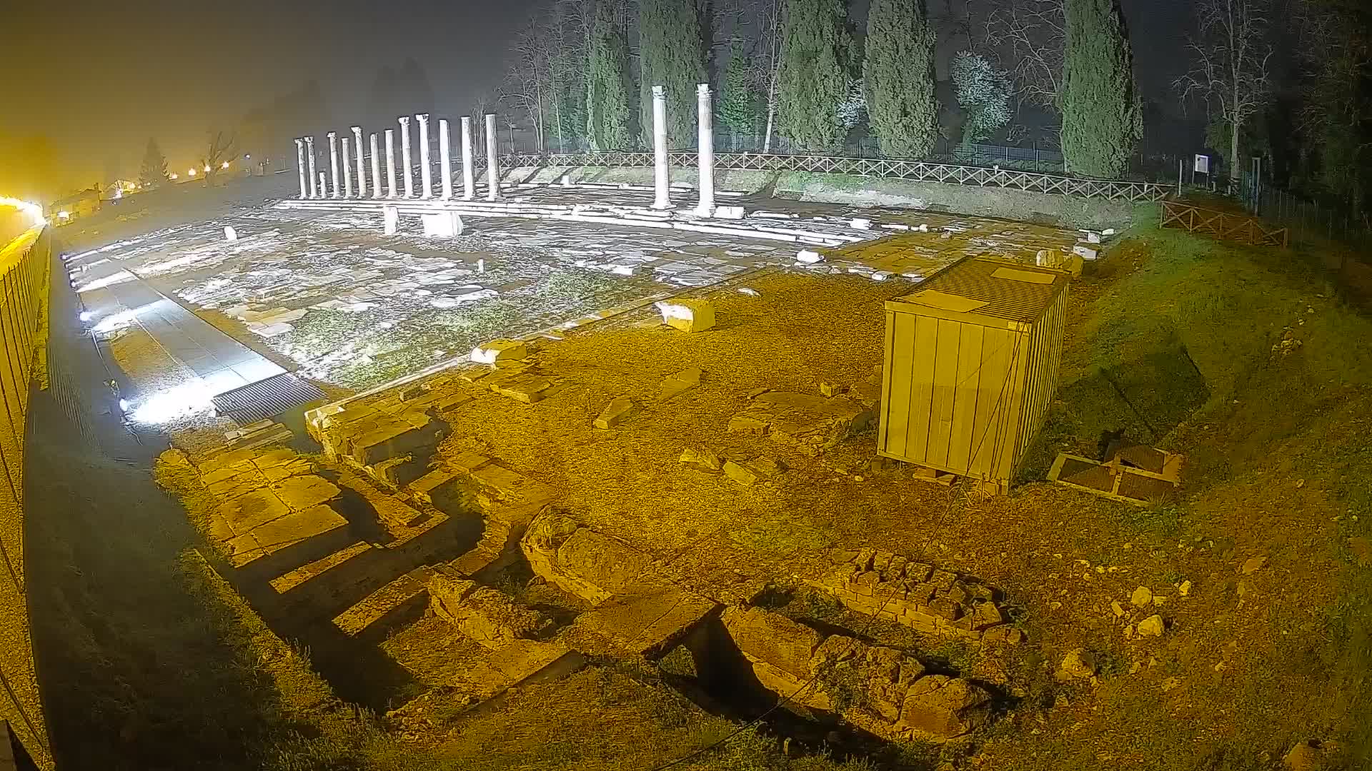 Webcam Foro Romano di Aquileia – Live View of the Ancient Roman Forum