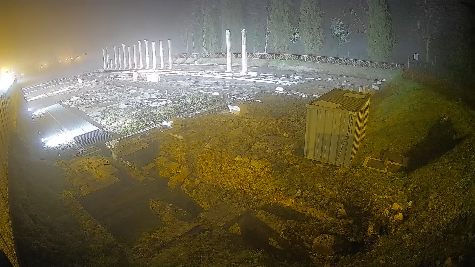 Webcam Foro Romano de Aquileia – Vista en vivo del Foro Romano