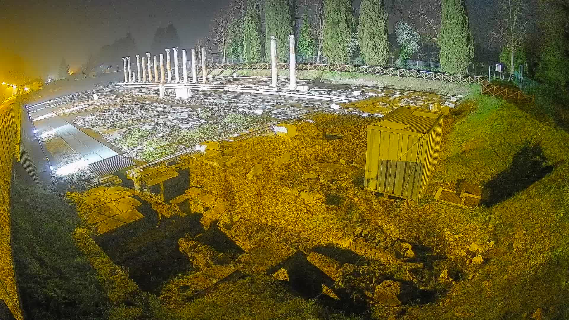 Webcam Foro Romano di Aquileia – Live View of the Ancient Roman Forum