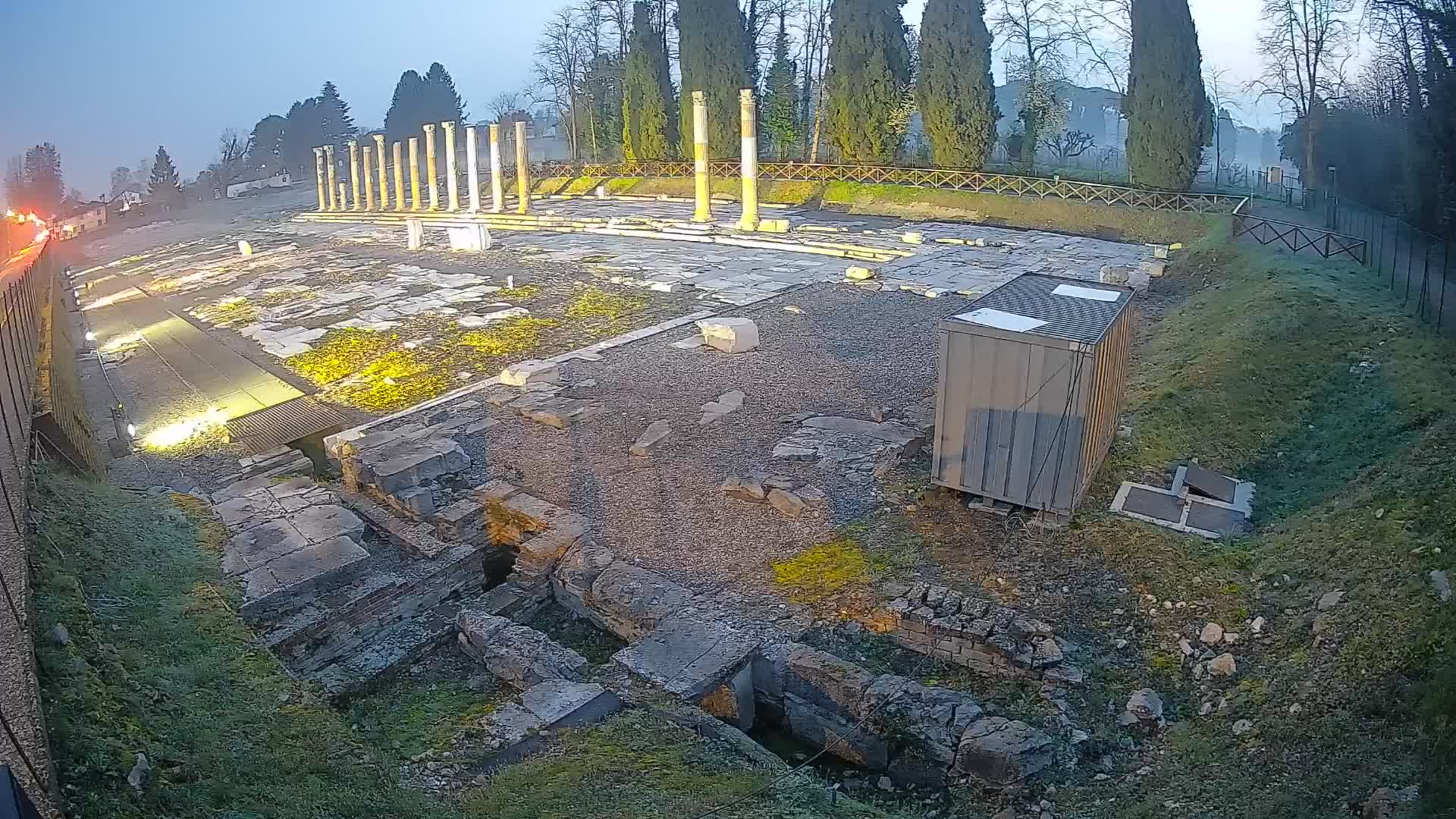 Webcam Foro Romano di Aquileia – Live View of the Ancient Roman Forum
