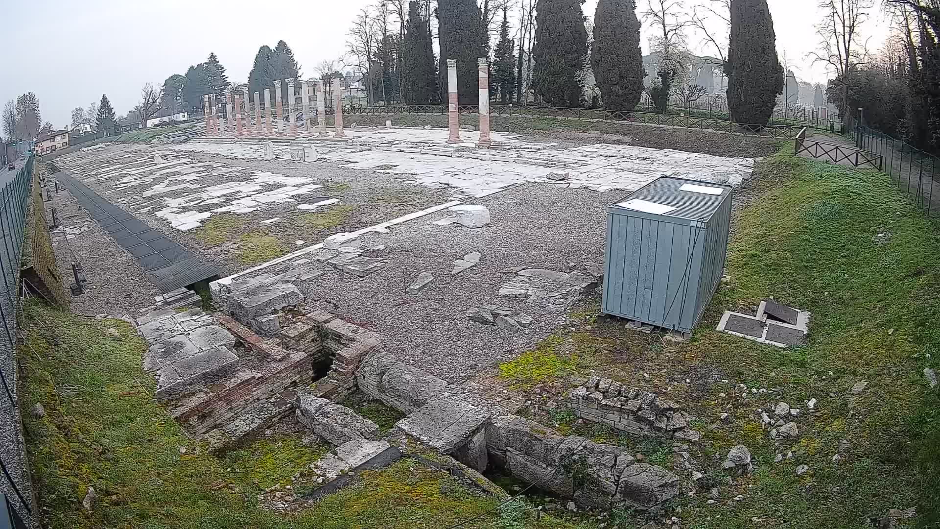 Webcam du Forum Romain d’Aquilée – Vue en direct du site antique