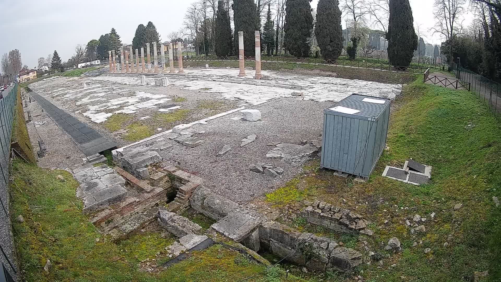 Webcam Foro Romano de Aquileia – Vista en vivo del Foro Romano