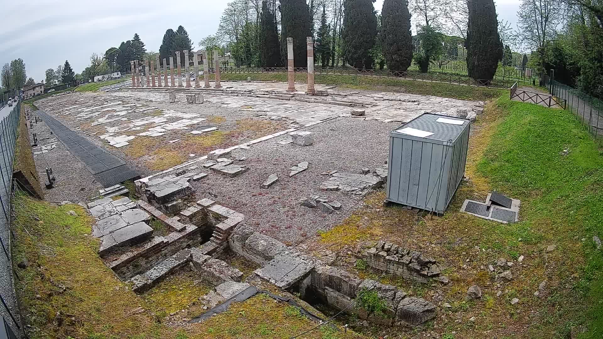 Webcam Foro Romano de Aquileia – Vista en vivo del Foro Romano