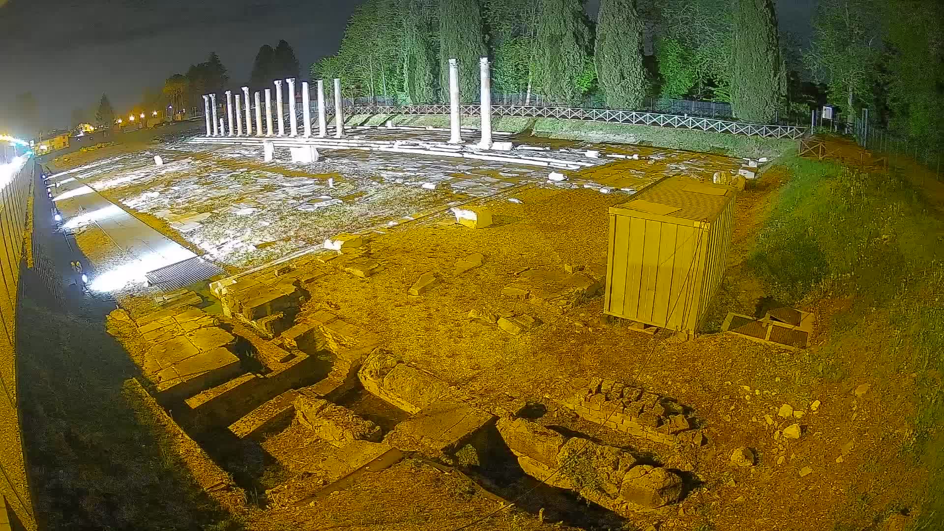 Webcam Forum Romanum von Aquileia – Liveblick auf das antike Zentrum