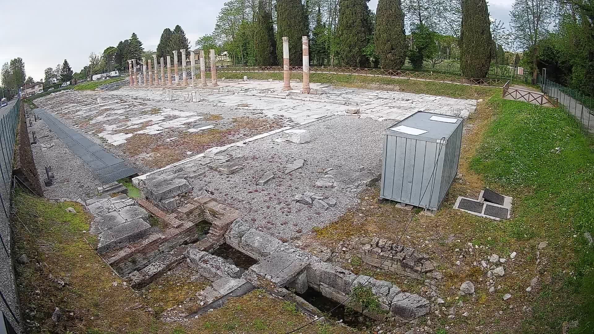 Webcam Foro Romano de Aquileia – Vista en vivo del Foro Romano