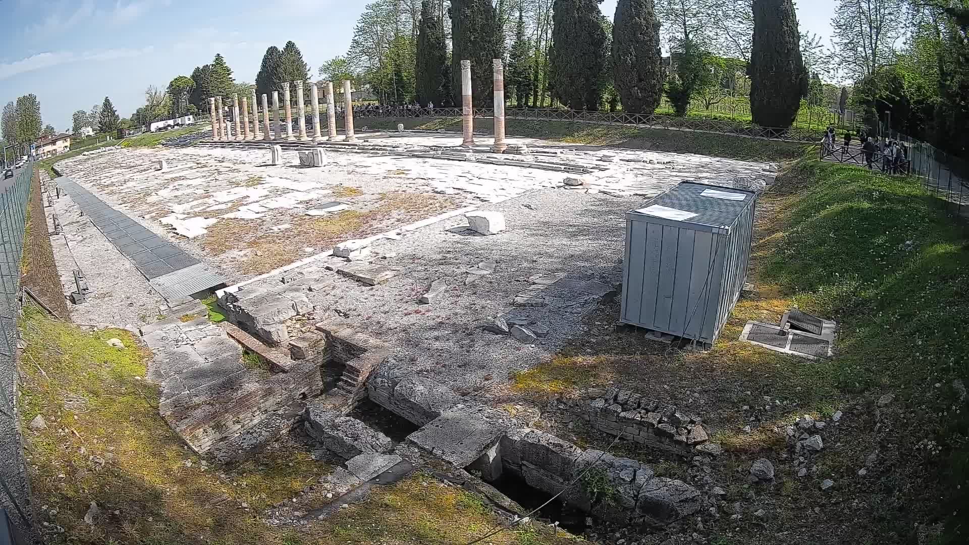 Webcam Forum Romanum von Aquileia – Liveblick auf das antike Zentrum