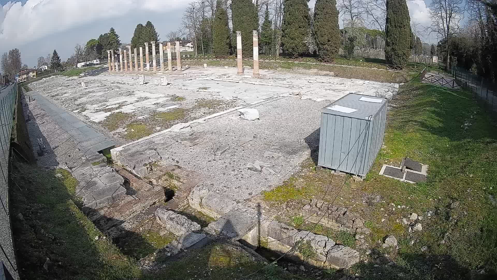 Webcam Foro Romano di Aquileia – Live View of the Ancient Roman Forum