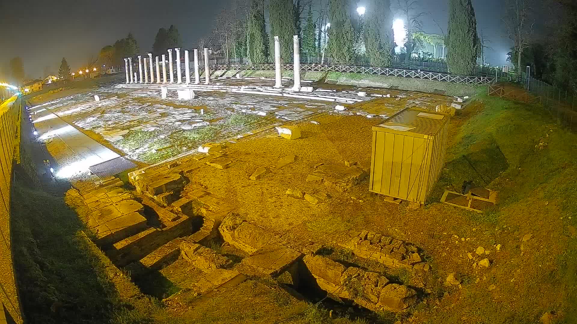 Webcam Foro Romano di Aquileia – Live View of the Ancient Roman Forum