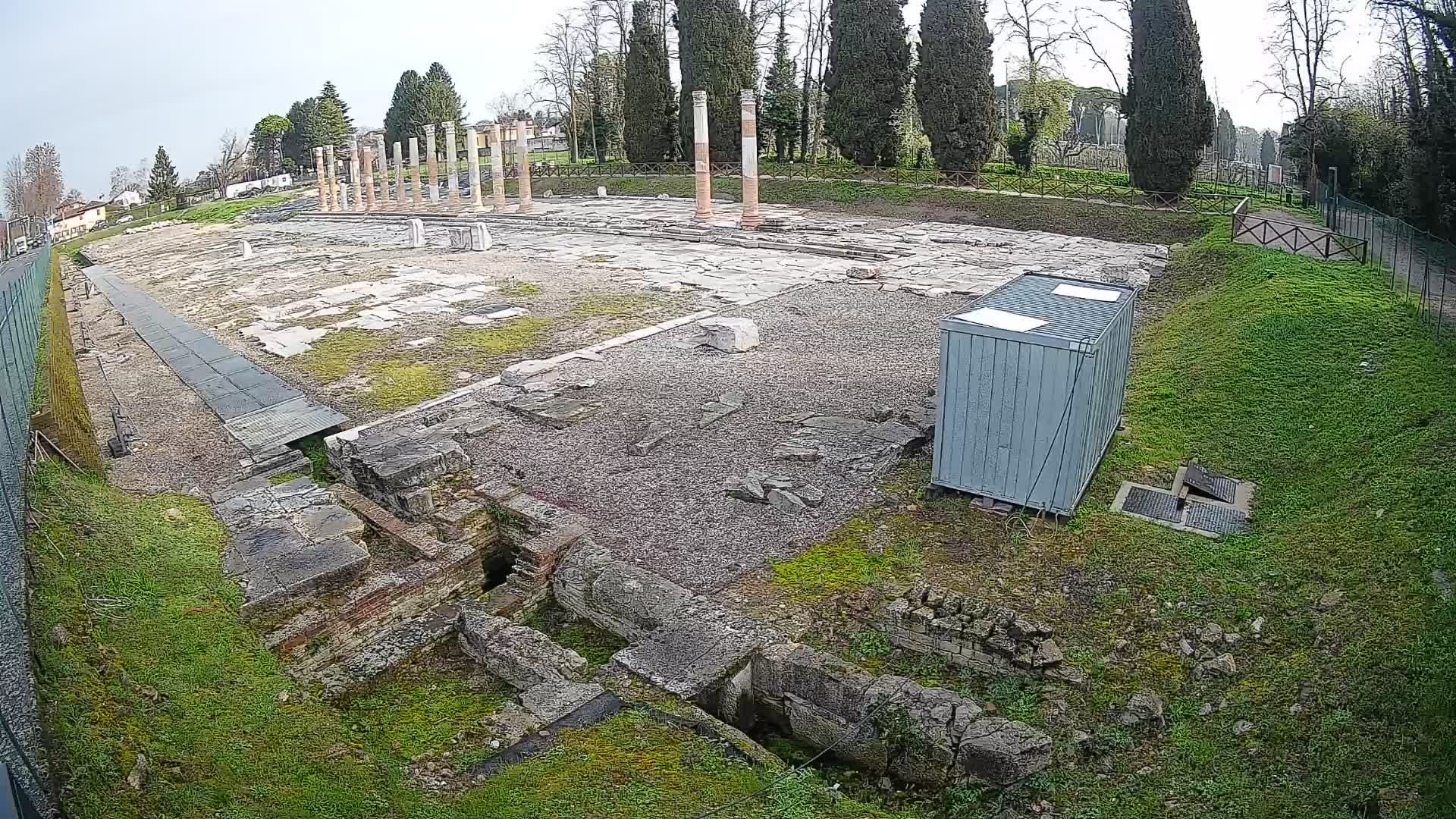 Webcam Foro Romano de Aquileia – Vista en vivo del Foro Romano