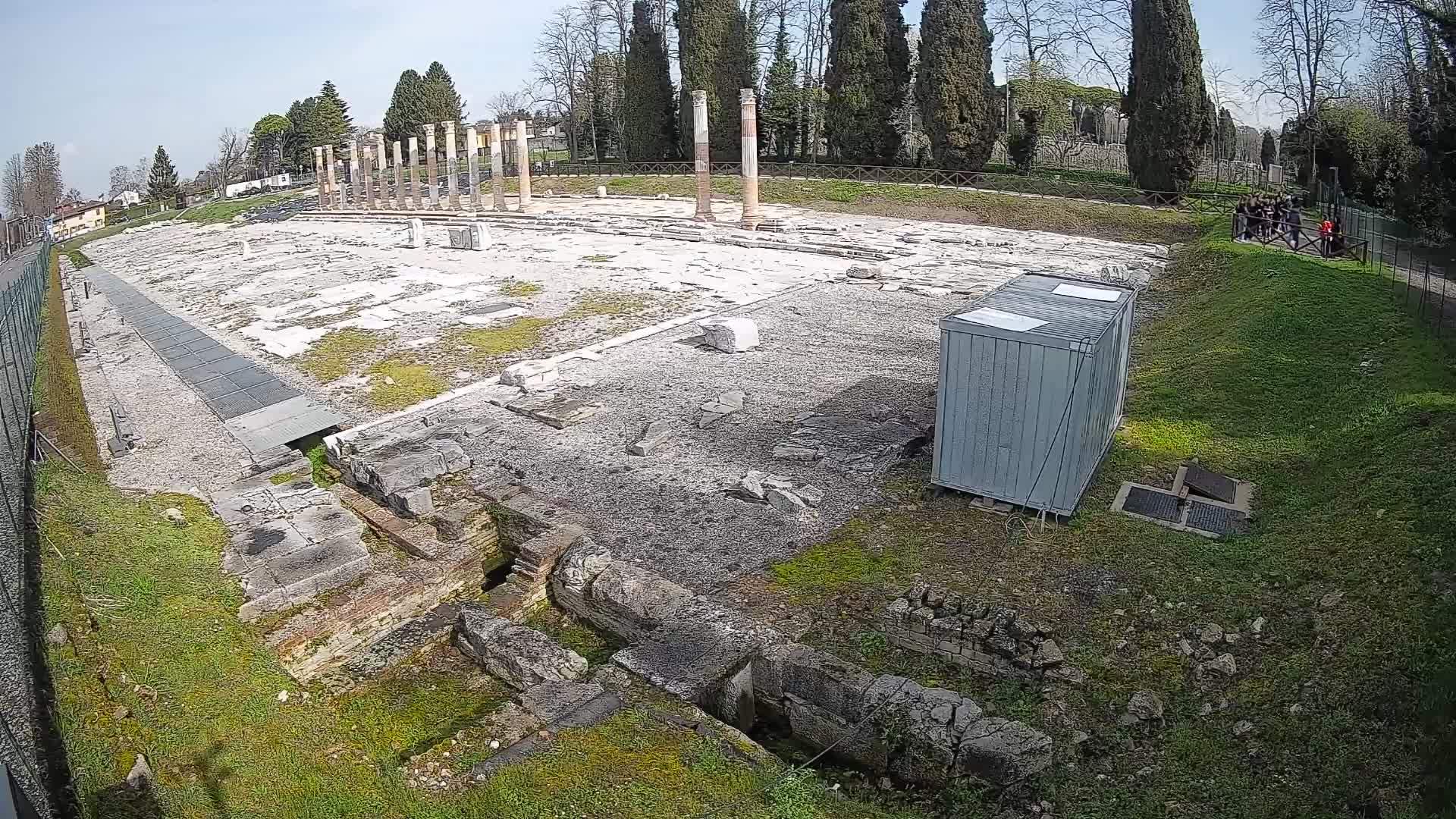 Webcam Foro Romano de Aquileia – Vista en vivo del Foro Romano