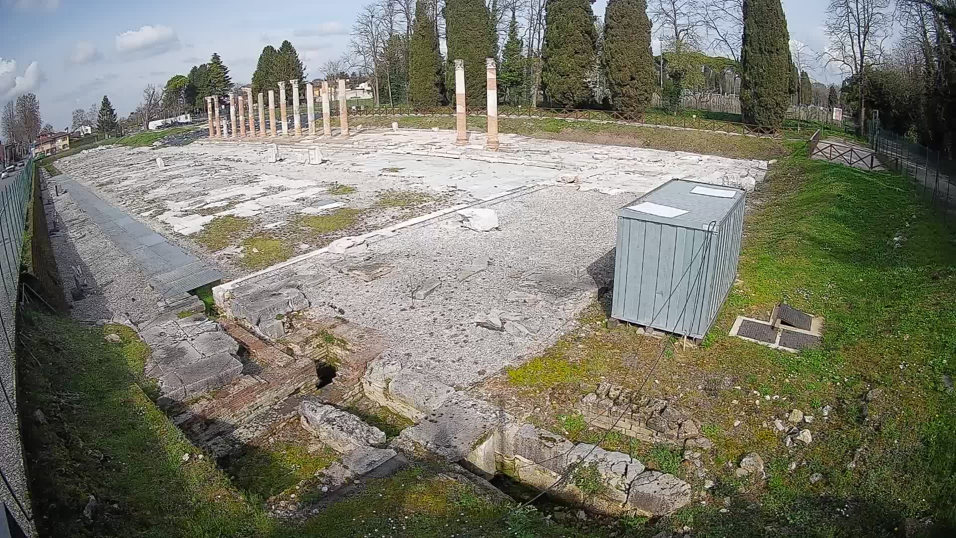 Web kamera Forum Akvileje – Pogled uživo na rimski forum
