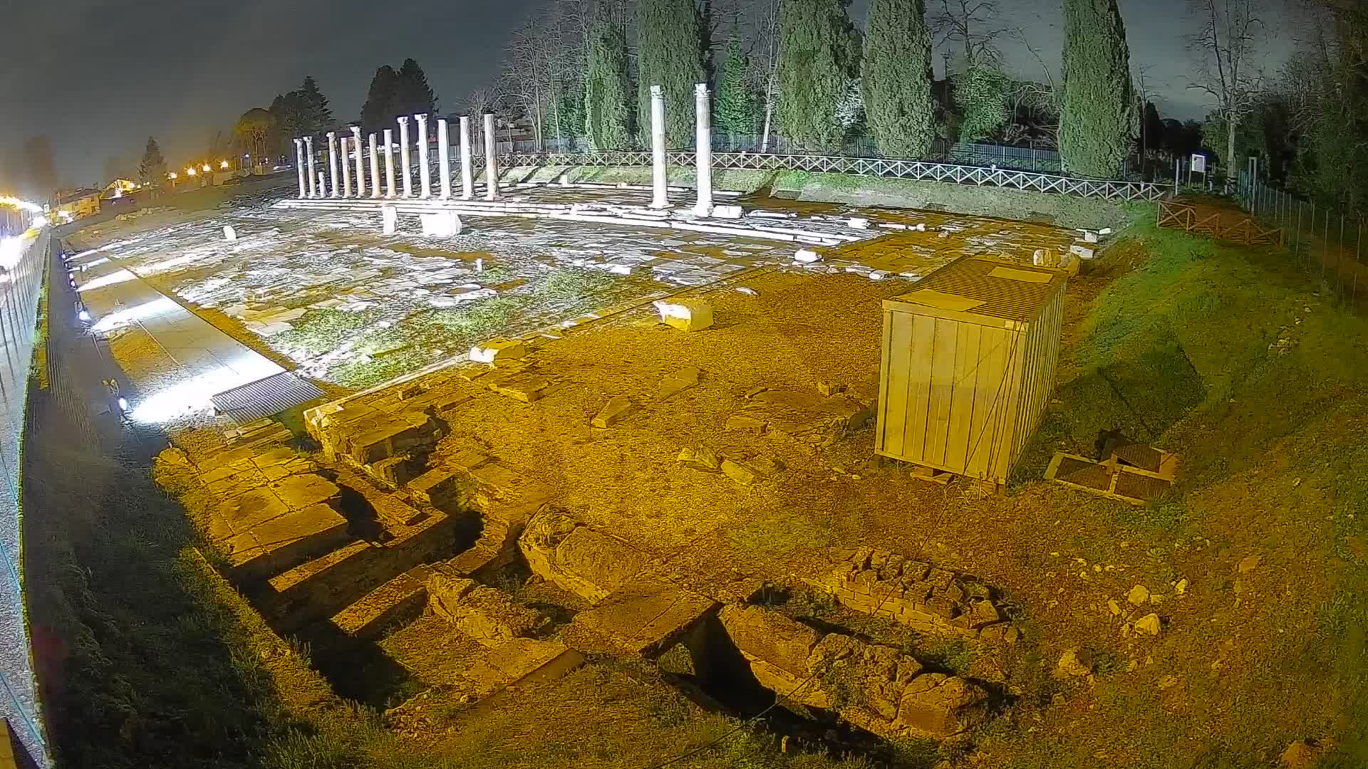 Webcam Foro Romano di Aquileia – Live View of the Ancient Roman Forum