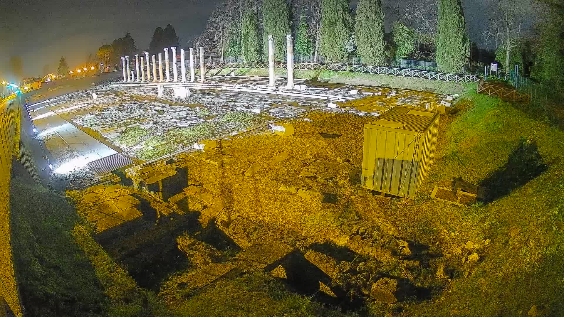 Webcam Forum Romanum von Aquileia – Liveblick auf das antike Zentrum