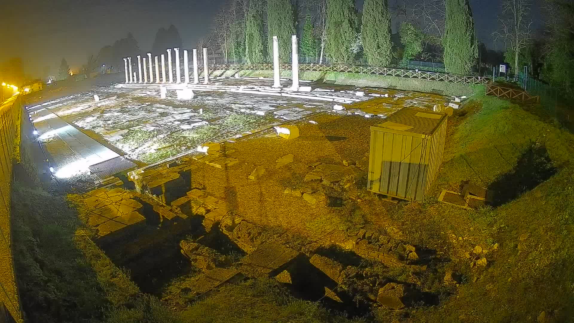 Webcam Foro Romano di Aquileia – Live View of the Ancient Roman Forum