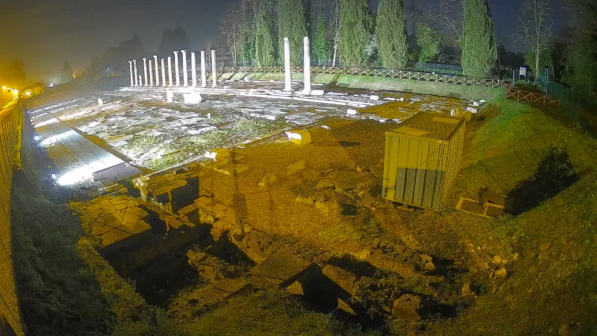 Webcam Foro Romano di Aquileia – Live View of the Ancient Roman Forum