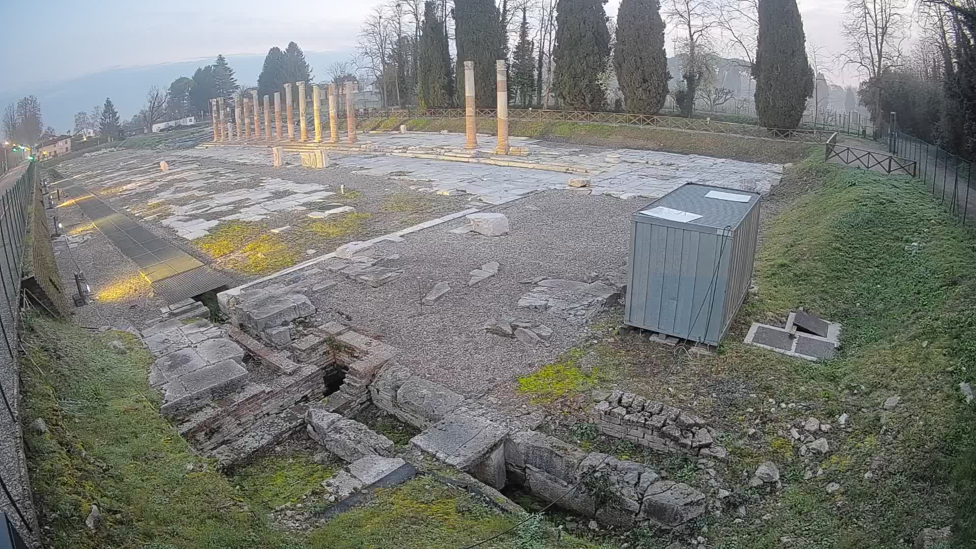 Webcam Foro Romano di Aquileia – Live View of the Ancient Roman Forum
