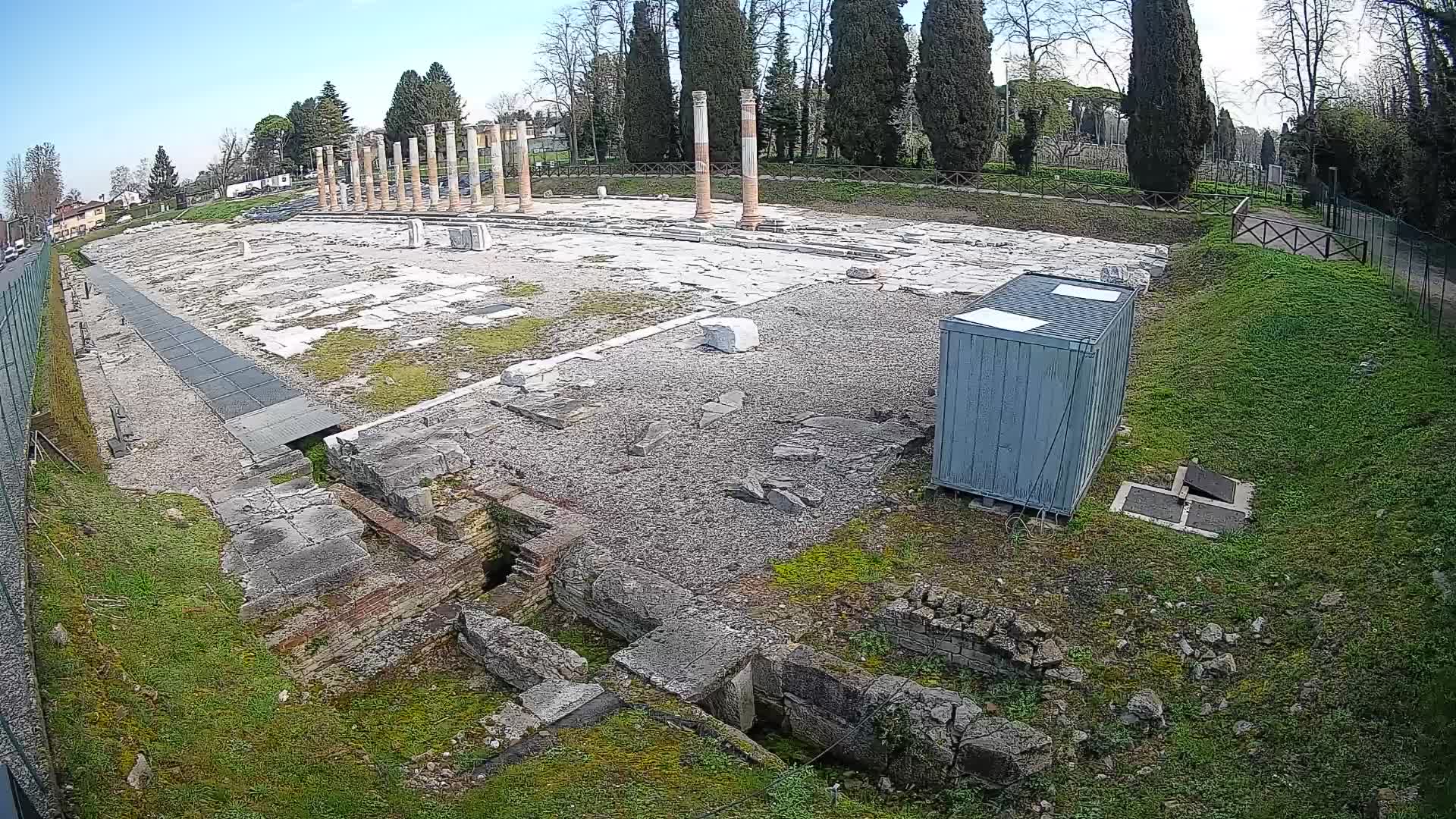 Webcam Foro Romano di Aquileia – Live View of the Ancient Roman Forum