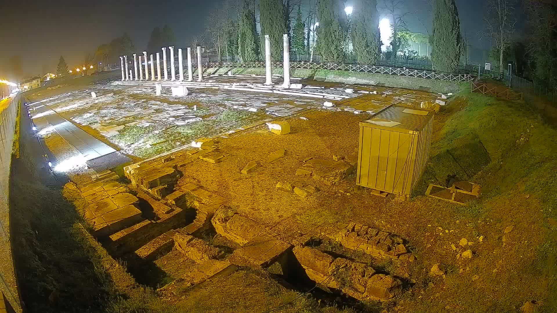 Webcam Forum Romanum von Aquileia – Liveblick auf das antike Zentrum