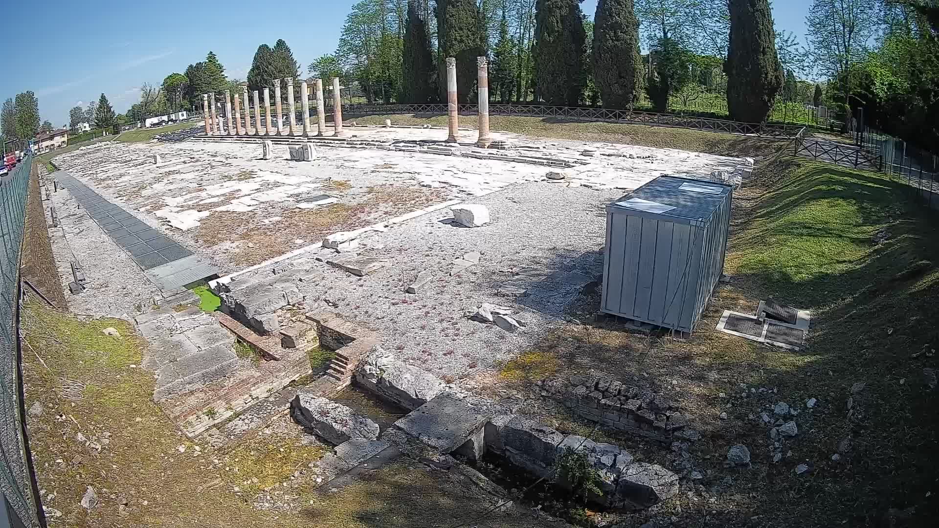 Webcam Forum Romanum von Aquileia – Liveblick auf das antike Zentrum
