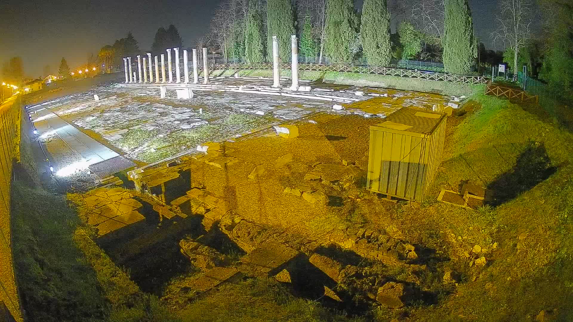 Webcam Foro Romano di Aquileia – Live View of the Ancient Roman Forum