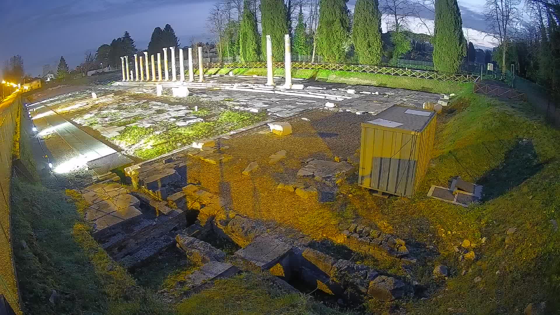 Webcam Forum Romanum von Aquileia – Liveblick auf das antike Zentrum