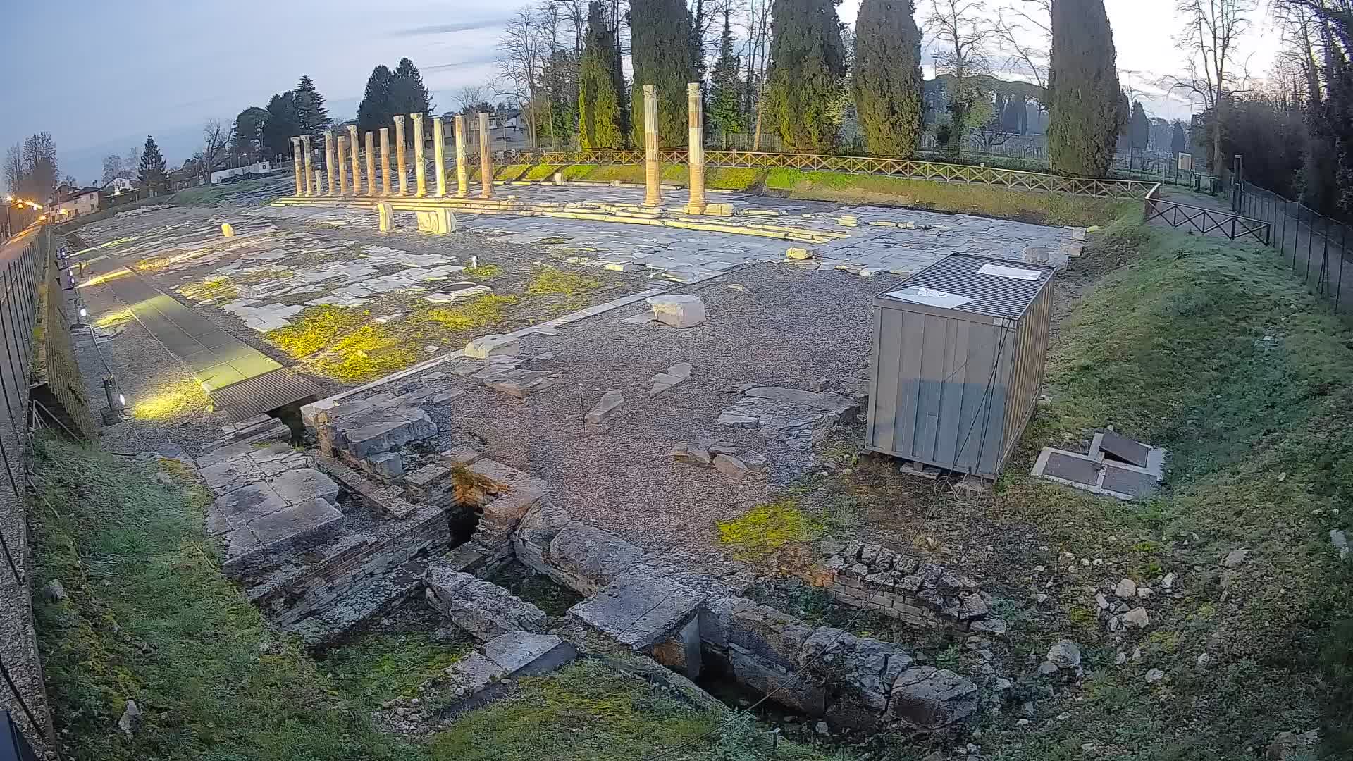Webcam Foro Romano di Aquileia – Live View of the Ancient Roman Forum