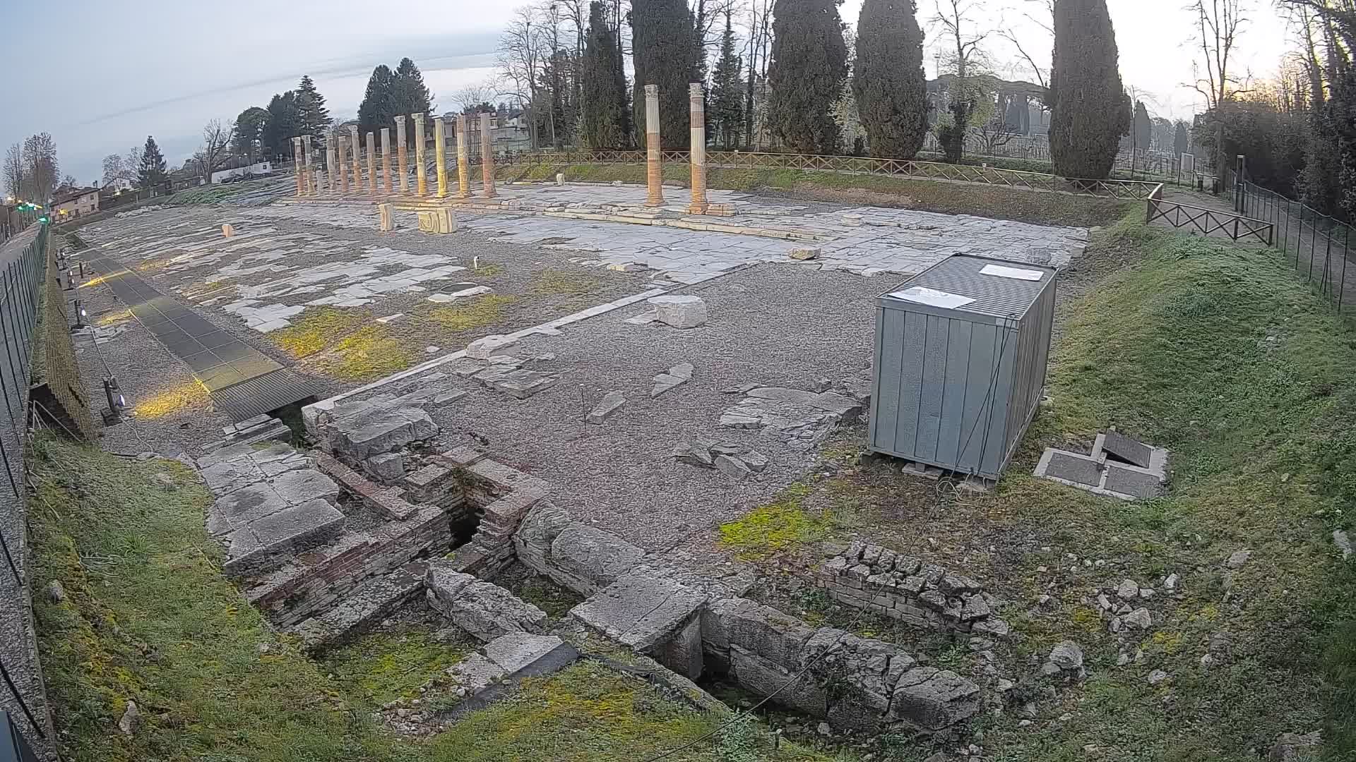 Webcam Foro Romano di Aquileia – Live View of the Ancient Roman Forum