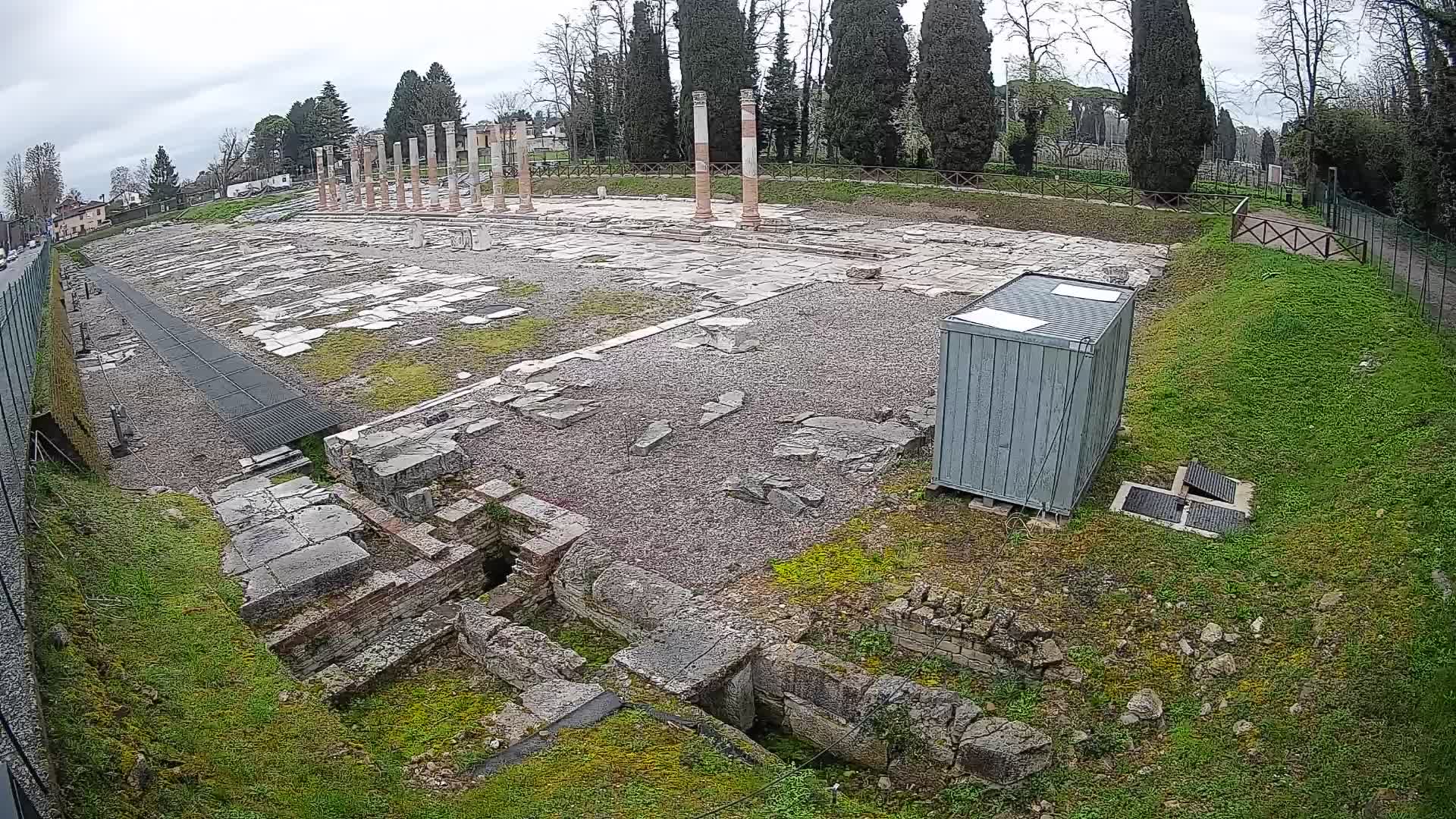 Webcam du Forum Romain d’Aquilée – Vue en direct du site antique