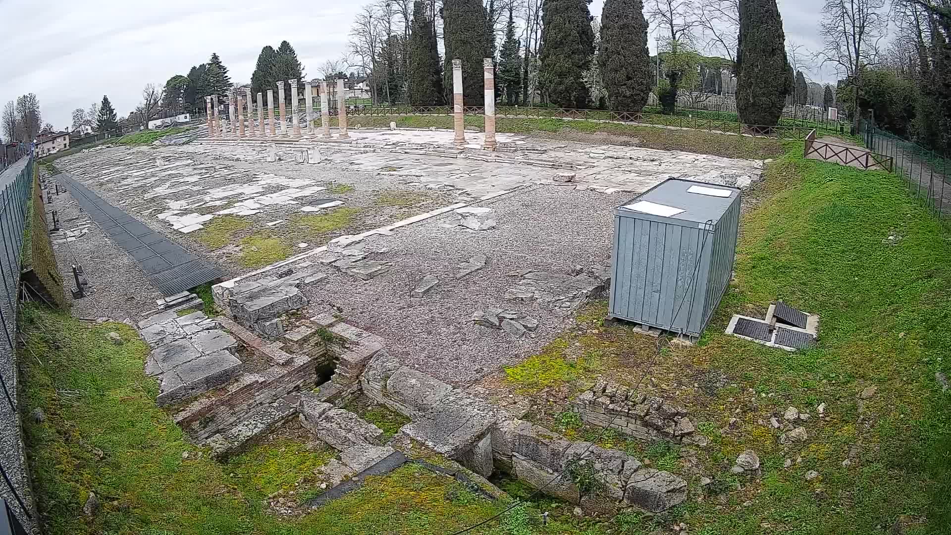 Webcam Forum Romanum von Aquileia – Liveblick auf das antike Zentrum