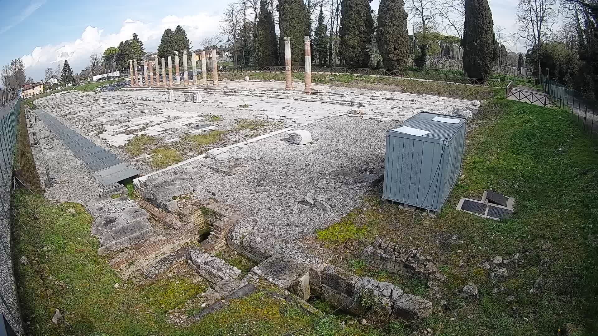 Webcam Forum Romanum von Aquileia – Liveblick auf das antike Zentrum