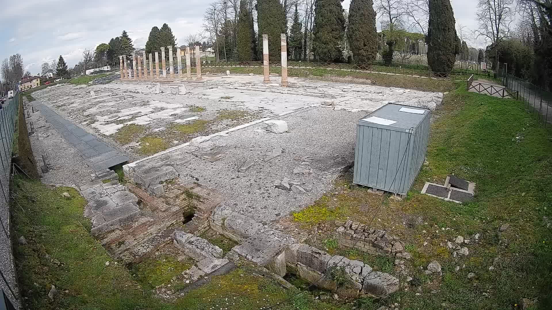Webcam Forum Romanum von Aquileia – Liveblick auf das antike Zentrum