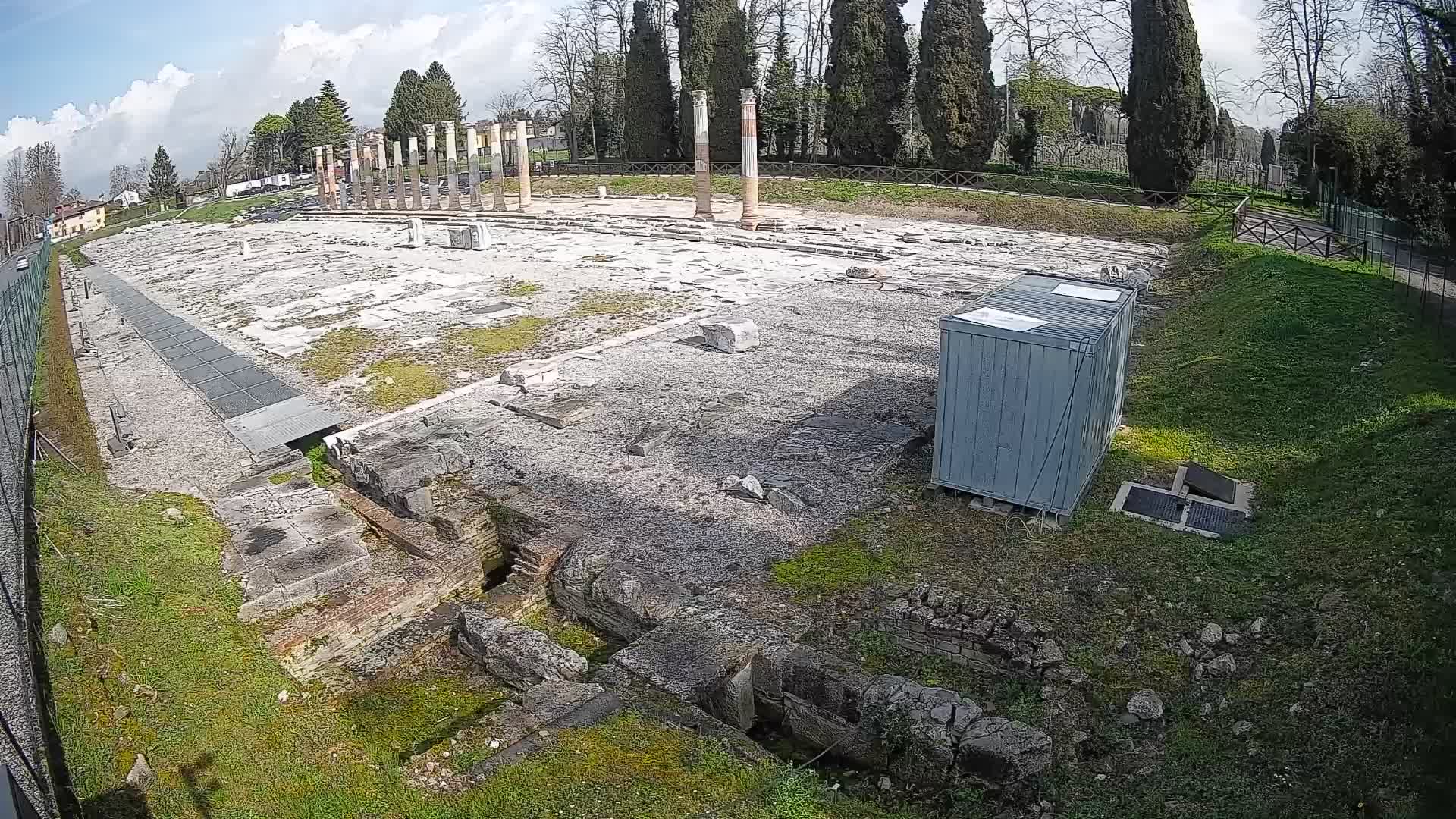 Webcam Foro Romano di Aquileia – Live View of the Ancient Roman Forum