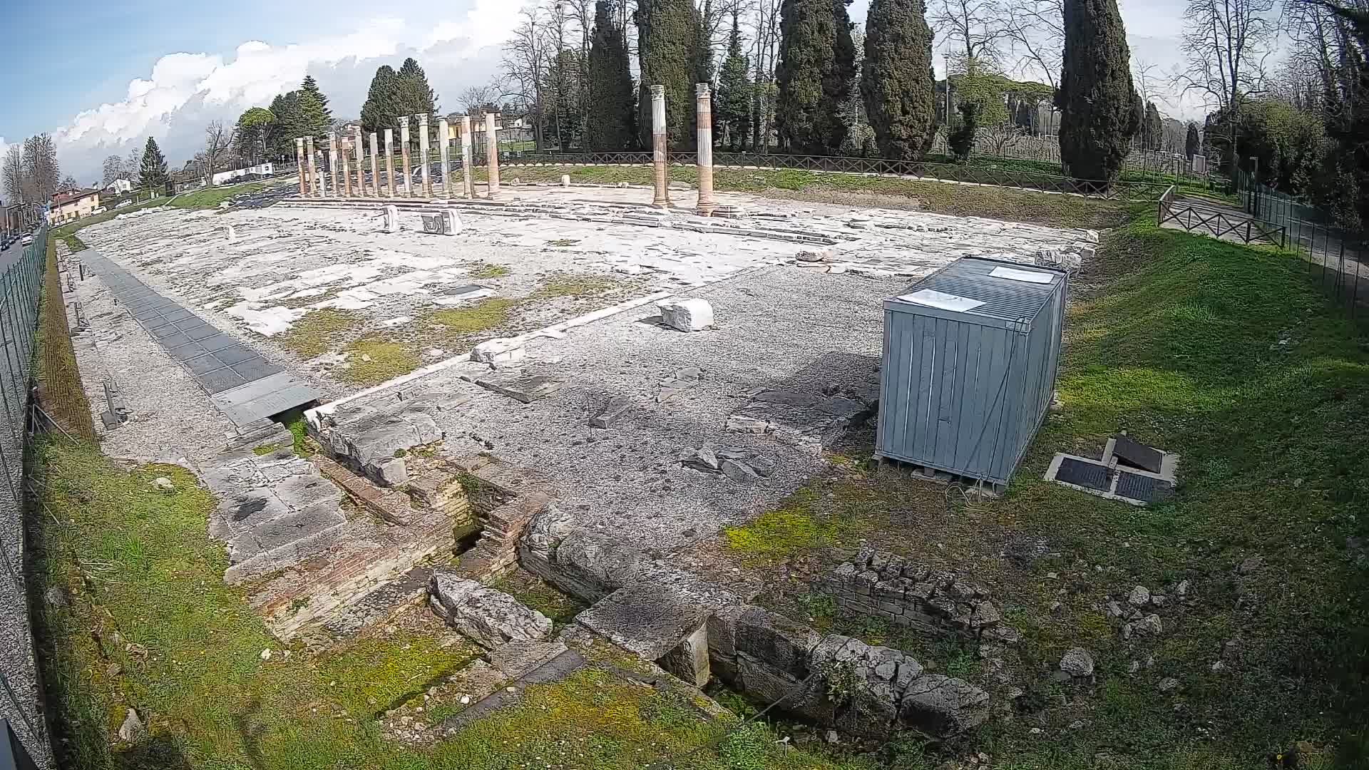 Webcam Foro Romano di Aquileia – Live View of the Ancient Roman Forum