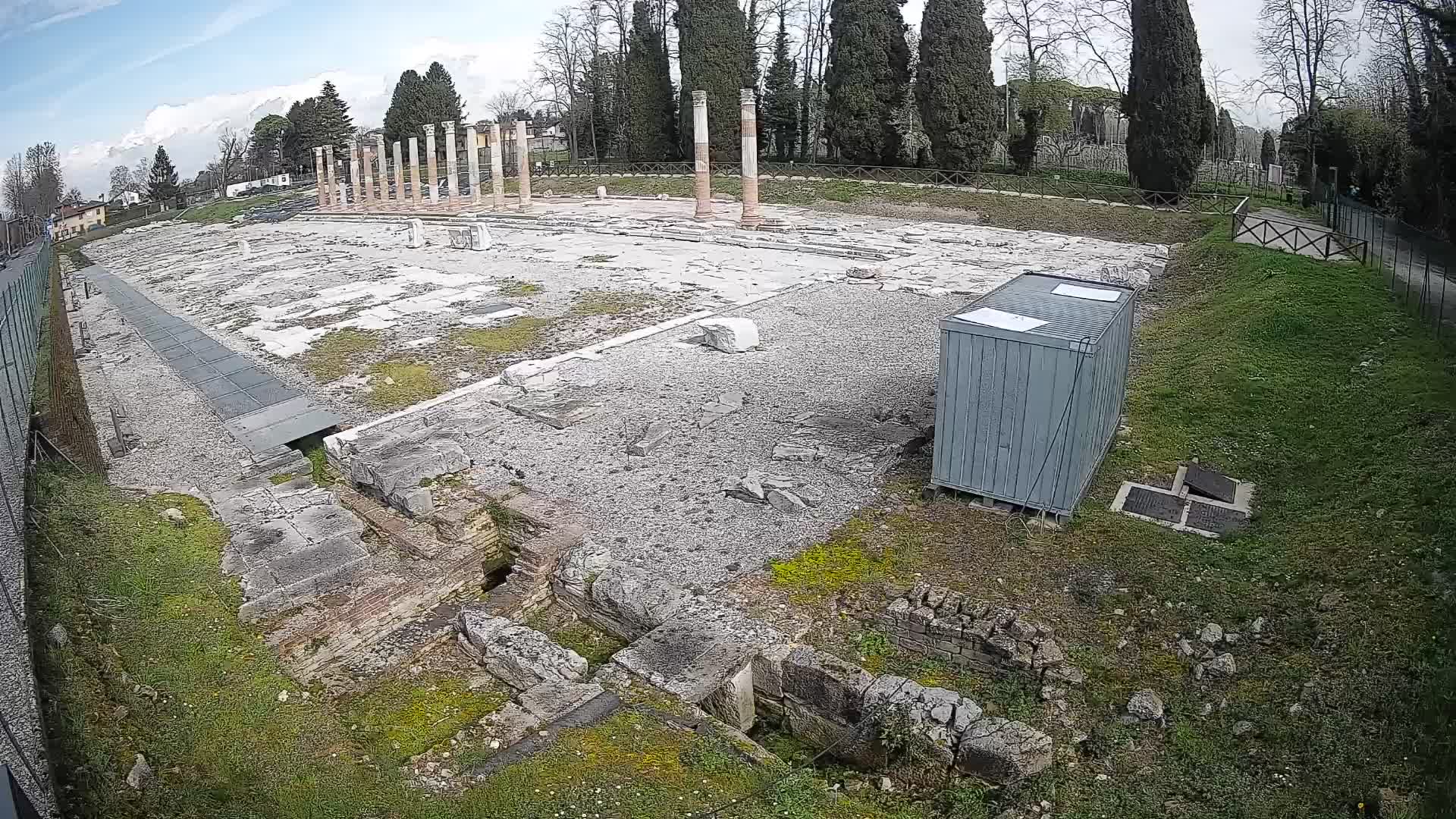 Webcam Foro Romano di Aquileia – Live View of the Ancient Roman Forum