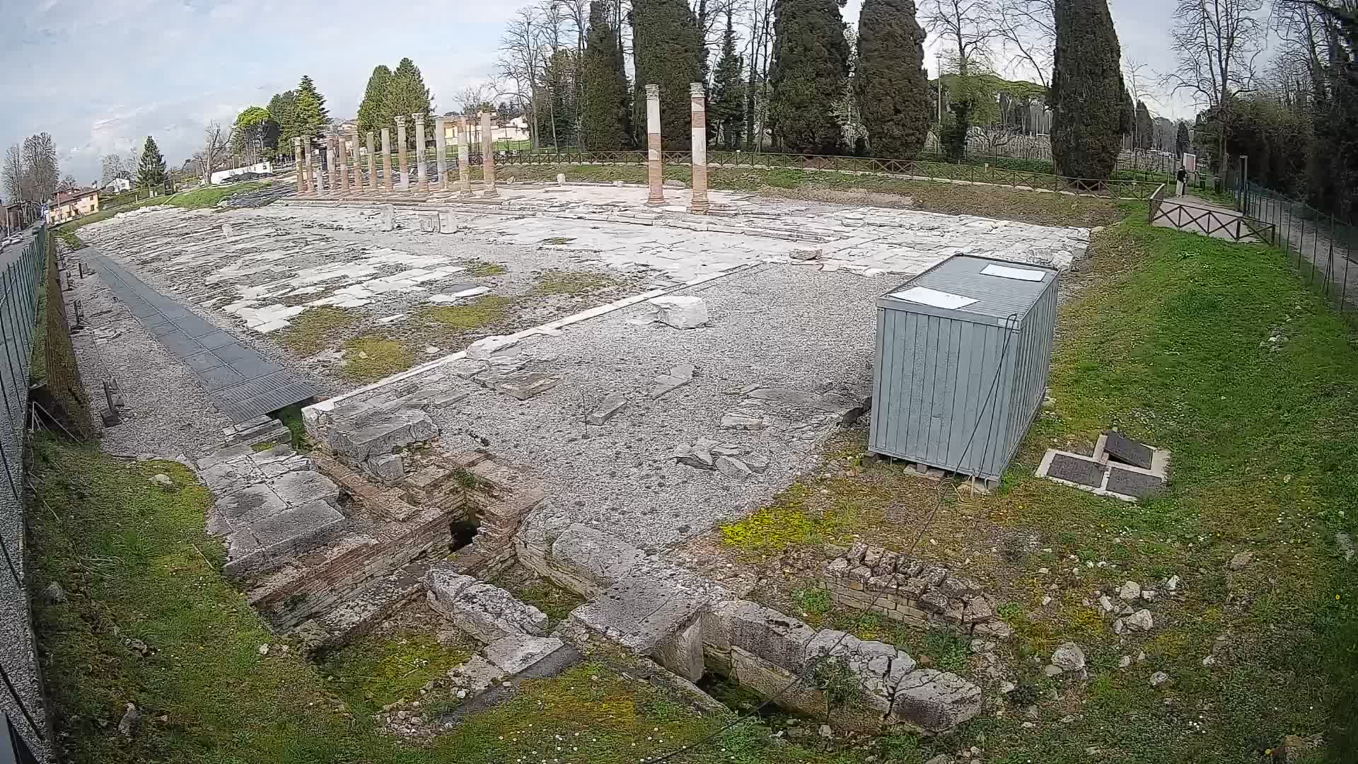 Webcam Foro Romano di Aquileia – Live View of the Ancient Roman Forum