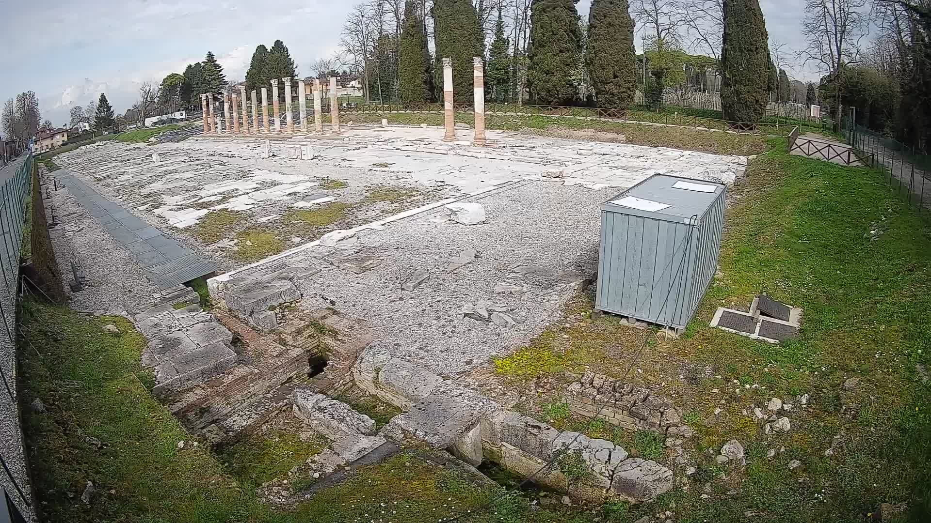 Webcam Foro Romano di Aquileia – Live View of the Ancient Roman Forum