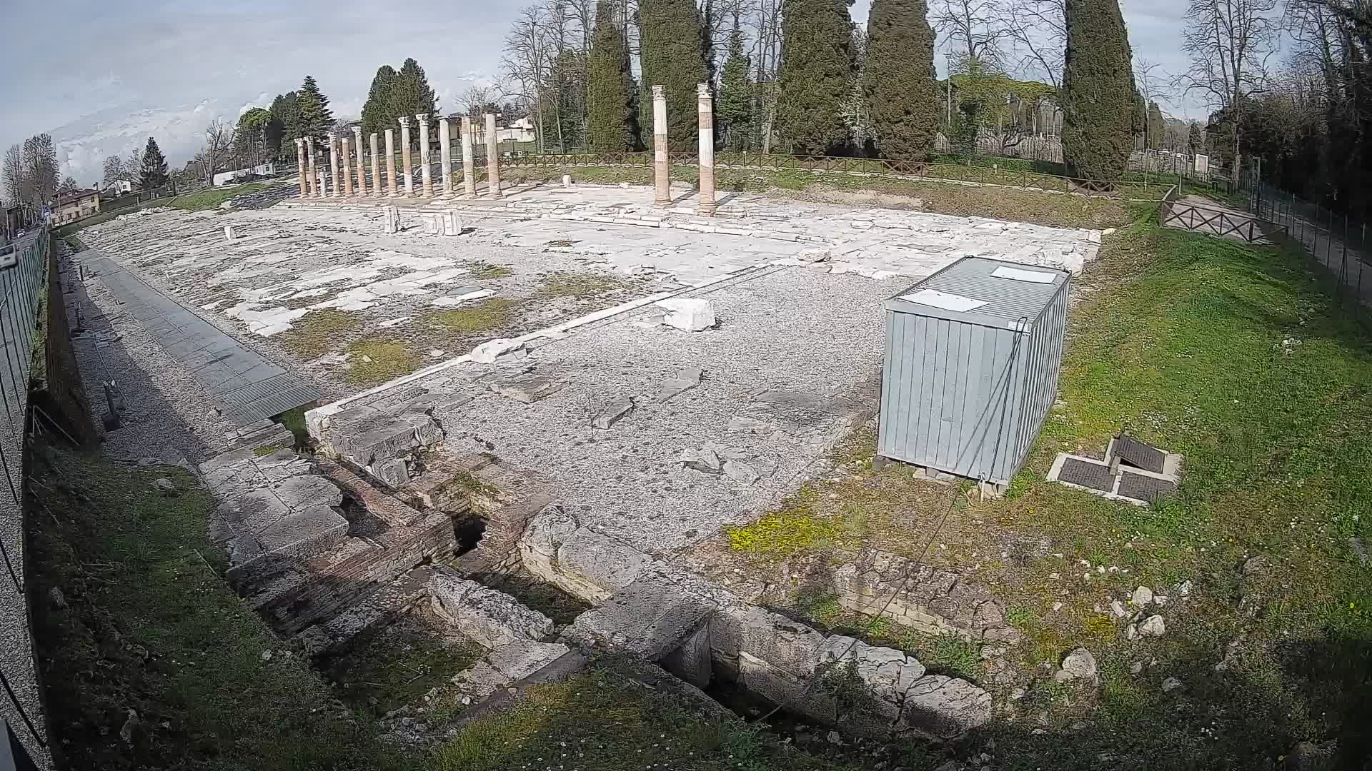 Webcam Foro Romano di Aquileia – Live View of the Ancient Roman Forum