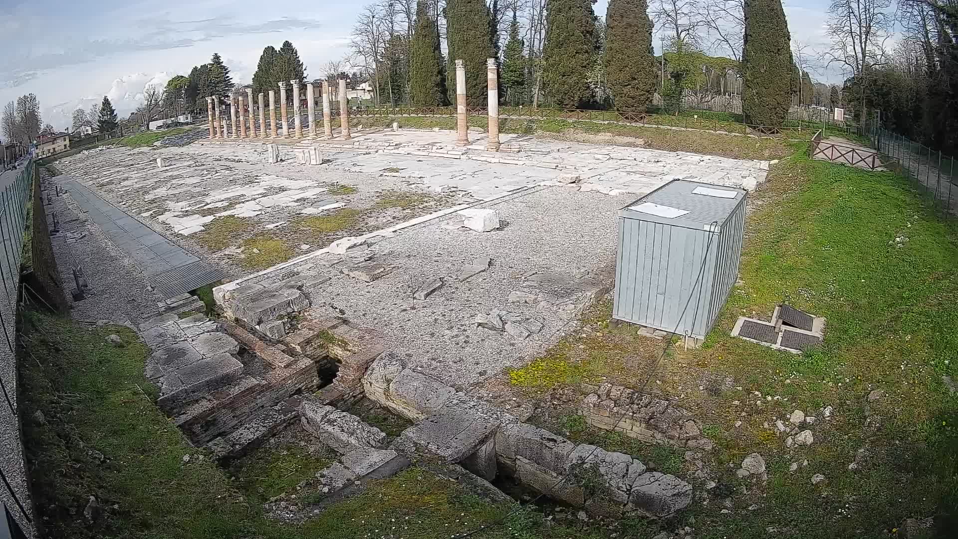 Webcam Foro Romano di Aquileia – Live View of the Ancient Roman Forum