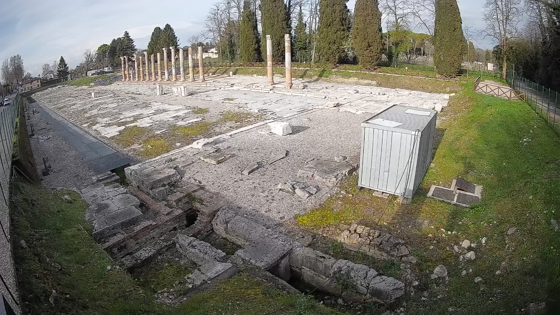 Webcam Forum Romanum von Aquileia – Liveblick auf das antike Zentrum