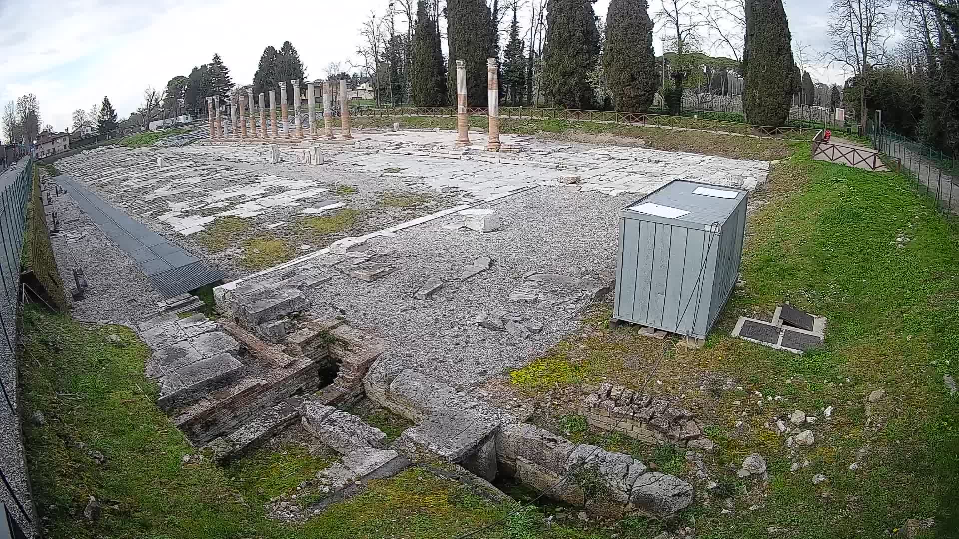 Webcam Forum Romanum von Aquileia – Liveblick auf das antike Zentrum