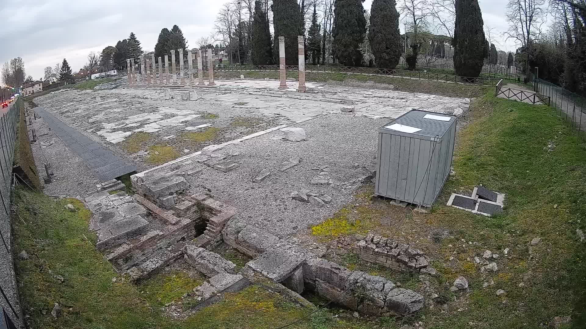 Webcam Forum Romanum von Aquileia – Liveblick auf das antike Zentrum