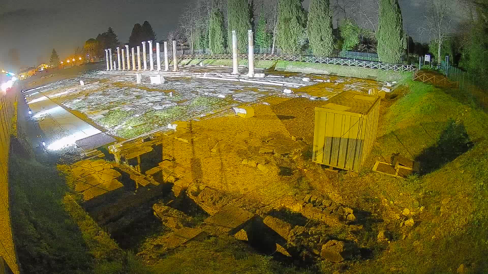 Webcam Forum Romanum von Aquileia – Liveblick auf das antike Zentrum