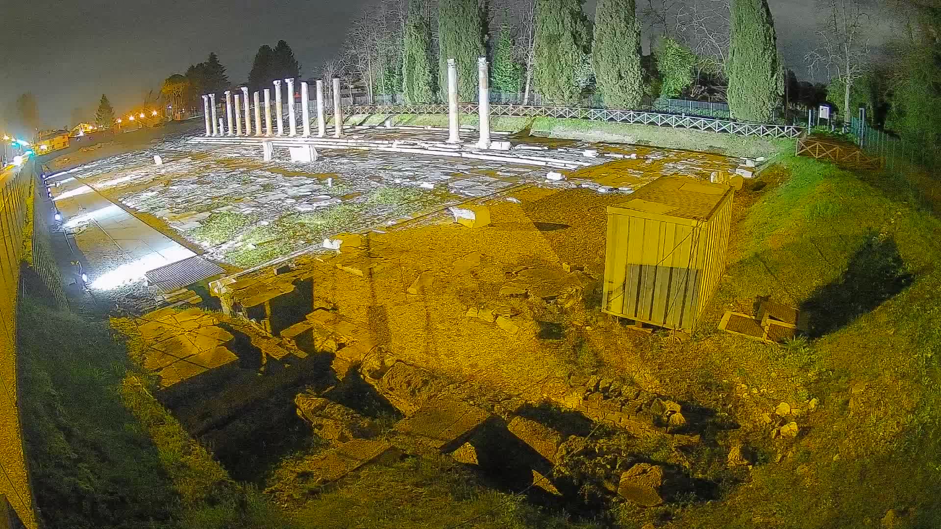Webcam Forum Romanum von Aquileia – Liveblick auf das antike Zentrum