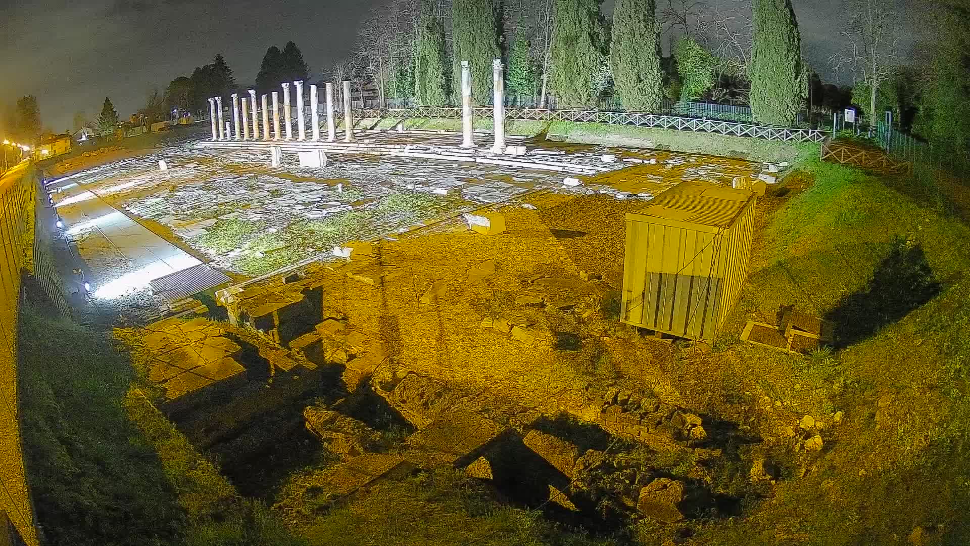 Webcam Forum Romanum von Aquileia – Liveblick auf das antike Zentrum